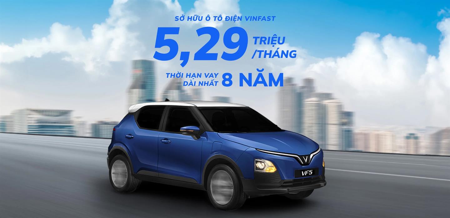 Xe VinFast VF 5 Plus tại tp Vinh, giá tốt, nhiều ưu đãi