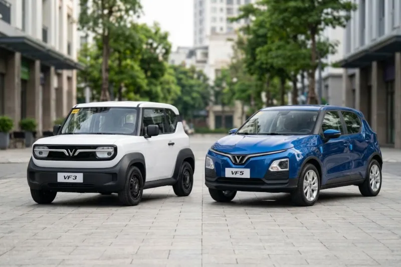So sánh VF 3 và VF 5 Plus: Chọn mẫu xe điện nào cho gia đình trẻ?